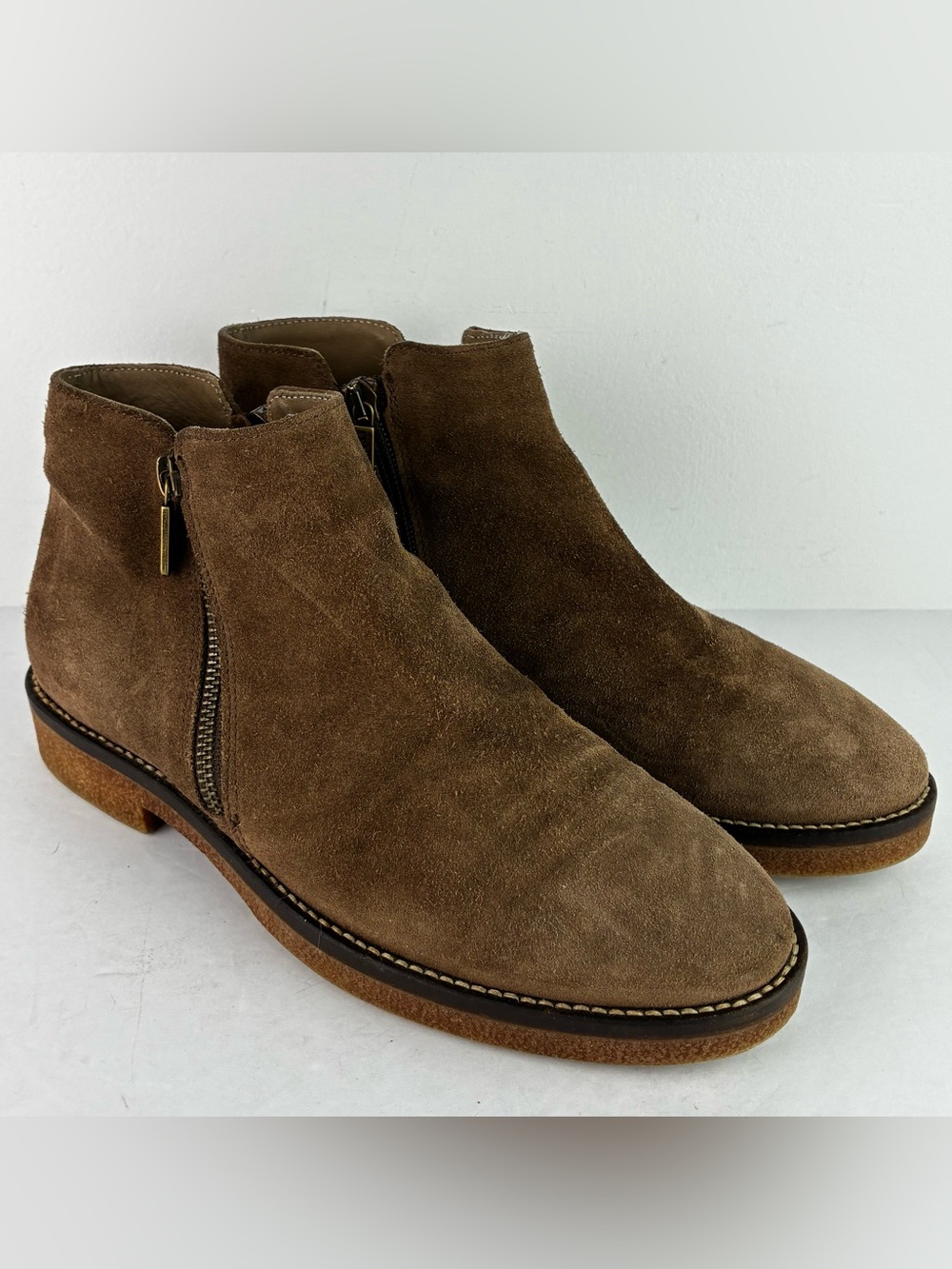 Italeau Foliana Brown Suede Ankle Boots